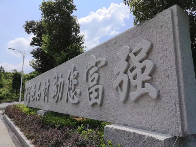 湖北麻城市委常委、統(tǒng)戰(zhàn)部部長戴昌遠(yuǎn)一行考察交流富強(qiáng)石材綠色礦山經(jīng)驗