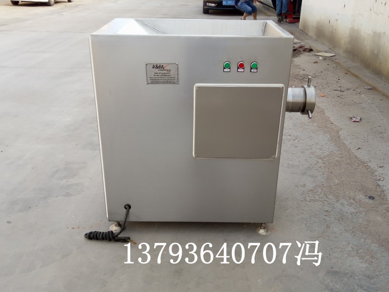 諸城銘威供應(yīng)大型凍肉盤(pán)絞肉機(jī)JRJ130 商用絞肉機(jī)130型