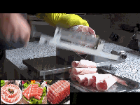 羊肉切片機(jī) 手動(dòng)家用商用切肉機(jī) 切肥牛片羊肉卷土豆絲刨肉機(jī)