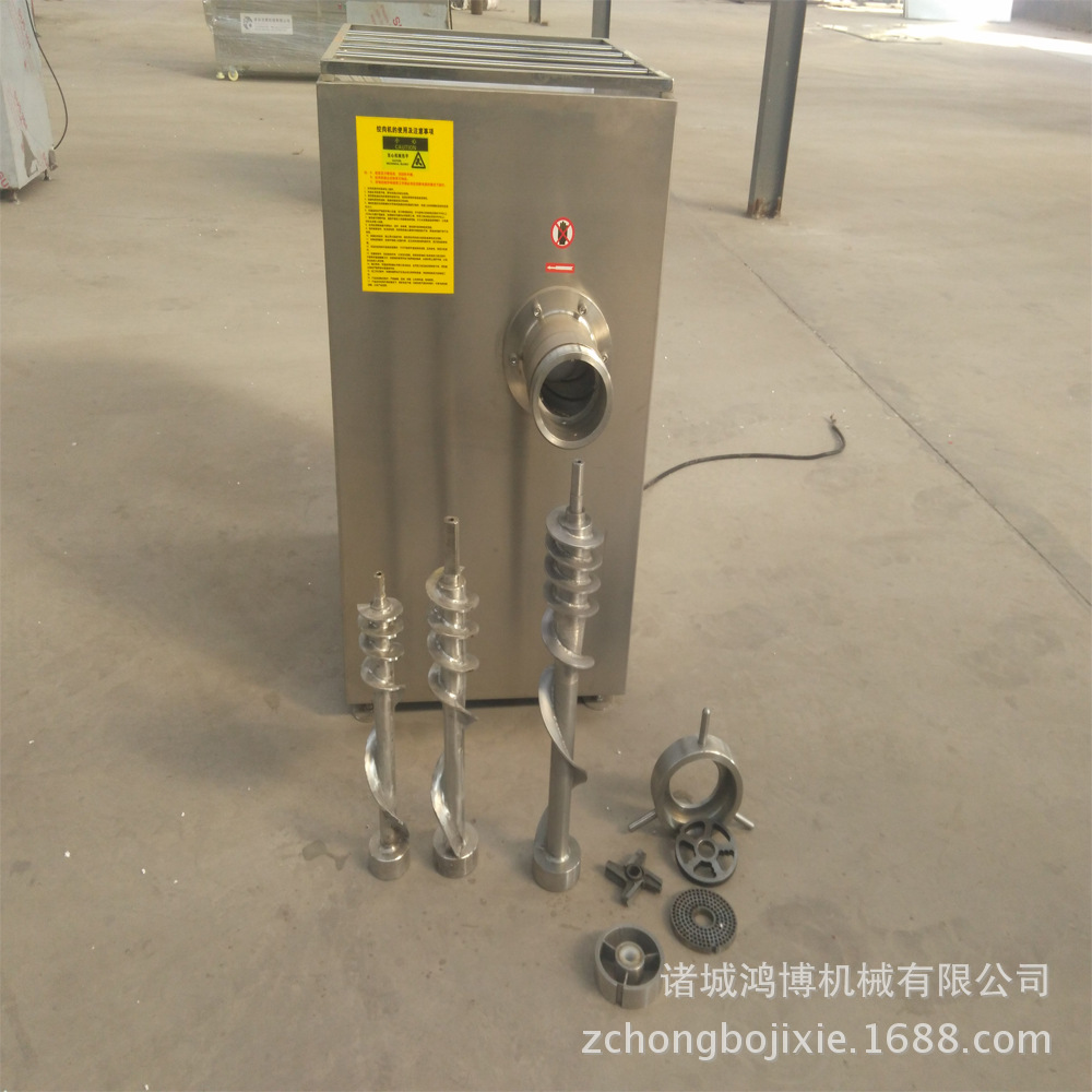 大型商用肉類(lèi)絞肉機(jī) 全自動(dòng)不銹鋼絞肉機(jī) 易清洗 食品級(jí)材質(zhì)