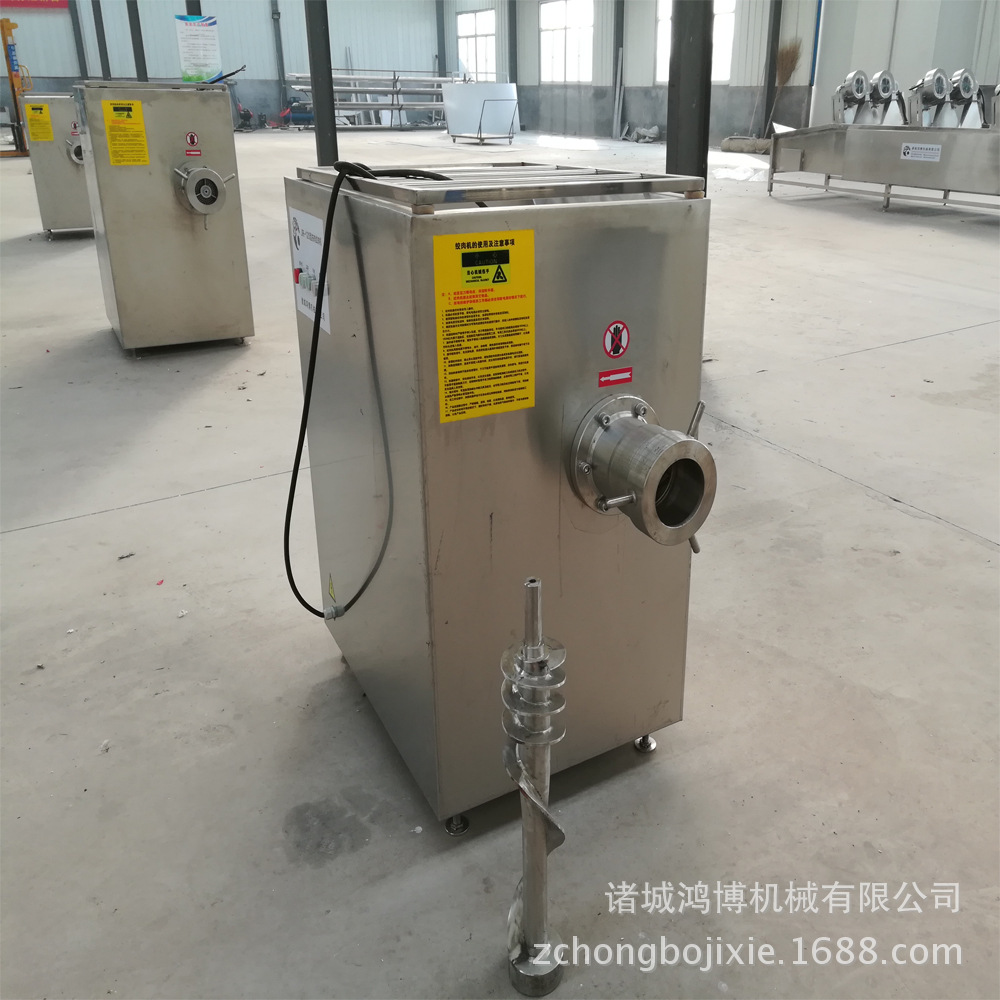大型商用肉類(lèi)絞肉機(jī) 全自動(dòng)不銹鋼絞肉機(jī) 易清洗 食品級(jí)材質(zhì)