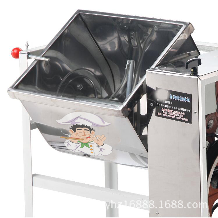 加厚不銹鋼電動(dòng)商用和面機(jī)5 12.5 25公斤50斤家用揉面機(jī)攪拌餡機(jī)