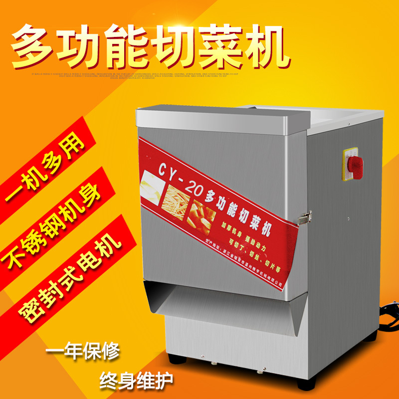 創(chuàng)宇 商用瓜果土豆蘿卜南瓜切絲切片機(jī)多功能不銹鋼電動(dòng)切菜機(jī)