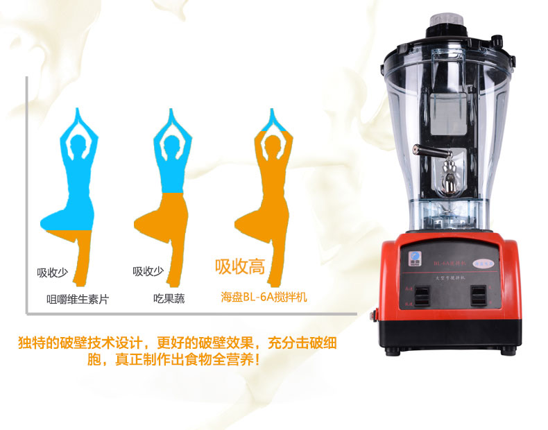 廠家批發(fā) 早餐店商用大容量免濾豆?jié){機 無渣現(xiàn)磨帶水龍頭料理機
