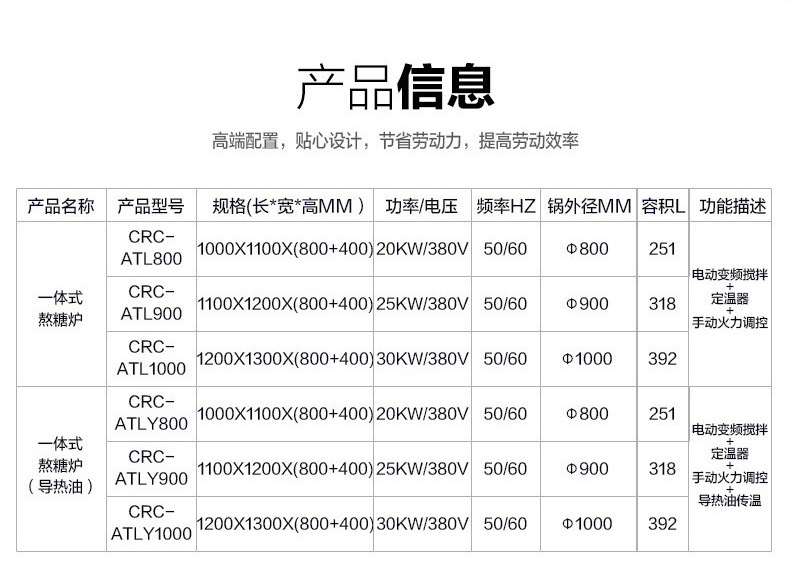 商業(yè)電磁灶工業(yè)熬糖爐大功率電磁加熱設(shè)備商用熬糖爐一體式攪拌機