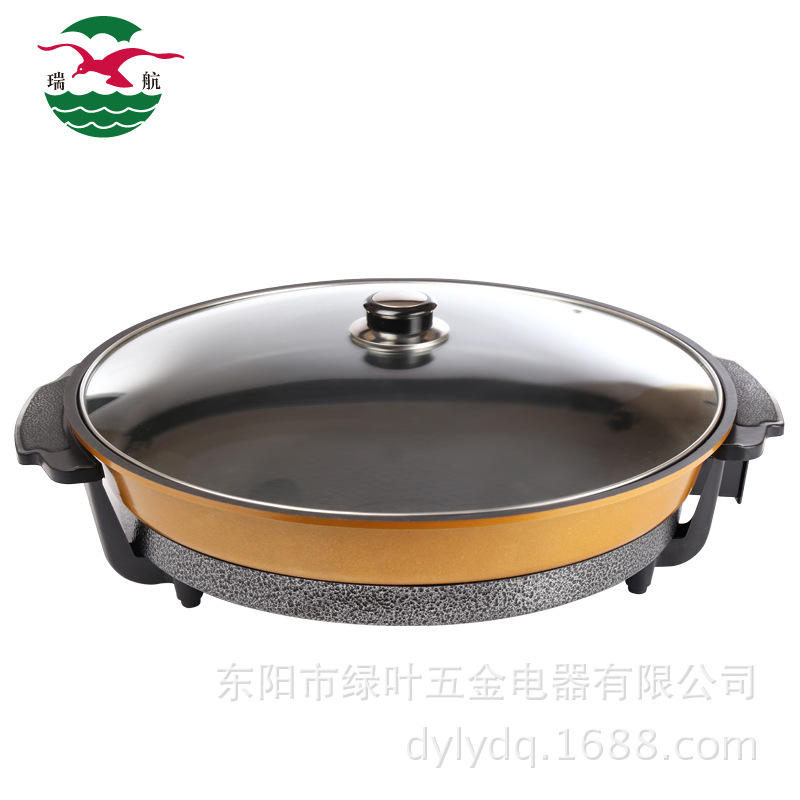 瑞航韓式多功能無(wú)煙不粘電烤盤家用燒烤爐商用大號(hào)烙烤餅電煎鍋