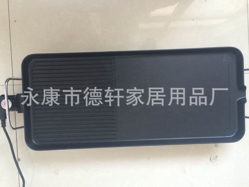 無(wú)煙燒烤爐 韓式電烤爐 家用/商用不粘電燒烤盤 烤肉鍋一件代發(fā)