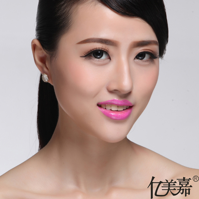 億美嘉 歐美高檔微鑲圓形鋯石耳釘新娘飾品批發(fā) 速賣通爆款 外貿