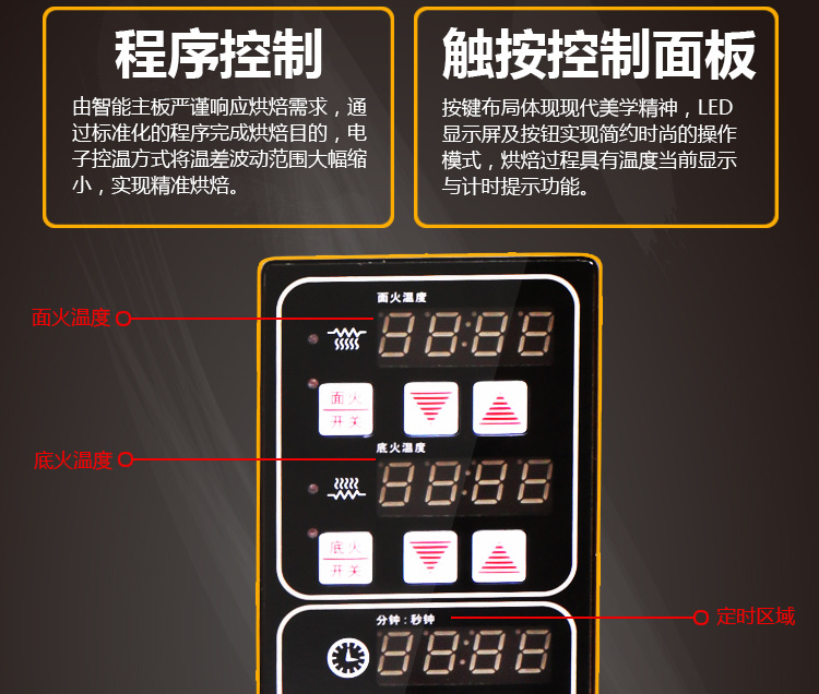 奇博士 商用電烤箱 電腦版雙層定時(shí)披薩烤箱 面包蛋撻烘焙電烘爐