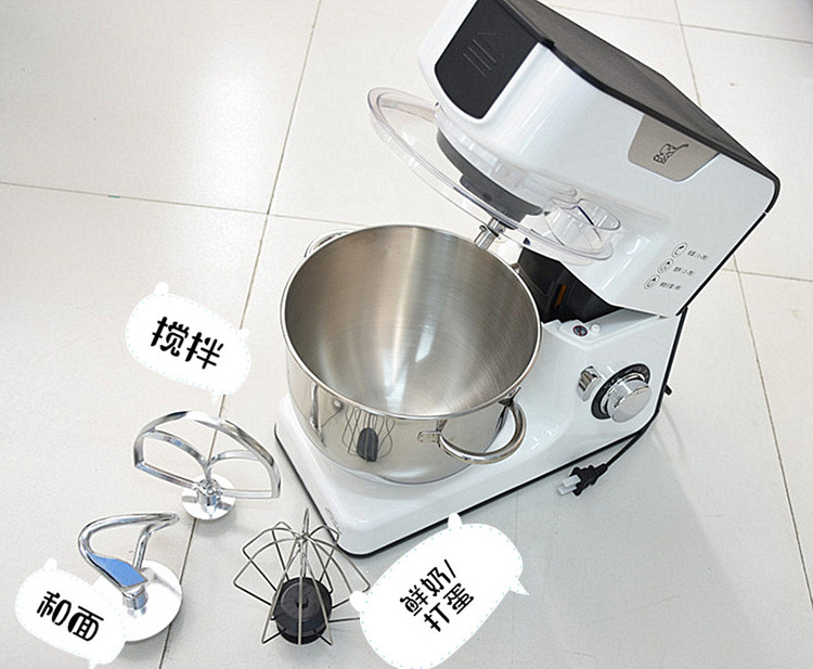 新款家用商用節(jié)能烘焙機(jī)6升多功能鮮奶廚師機(jī)高檔時尚廚房攪拌機(jī)