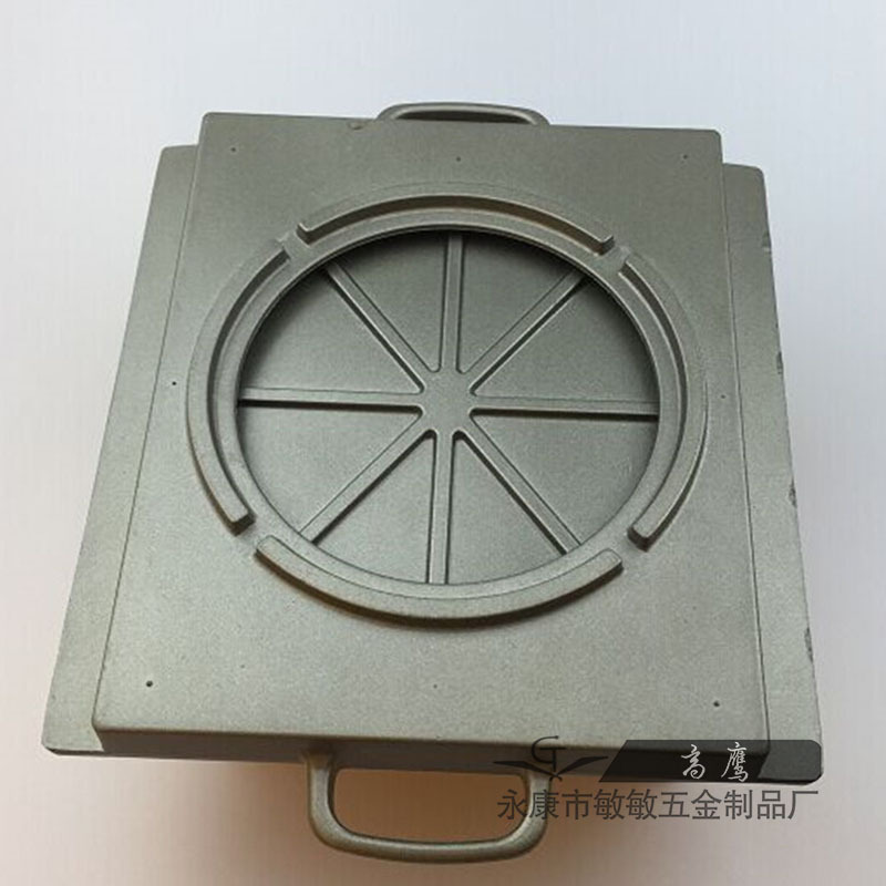 高鷹精品廚具長方形鋁制烤盤無煙 條紋烤盤 燒烤盤固液體酒精爐
