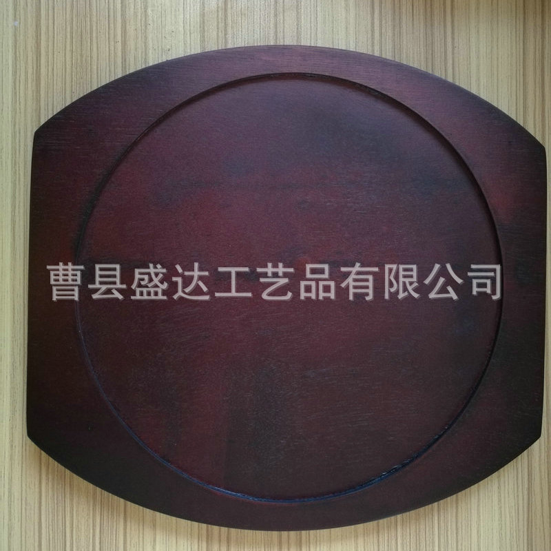 多層板燒烤石盤(pán)木板 石鍋木板 烤盤(pán)木板 鐵板燒木板廠家 可印LOGO