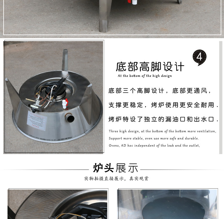 正品世廚燃?xì)饪绝啝t商用雙層90cm燃?xì)鉄D燒豬爐燒鵝燒雞烤爐特價