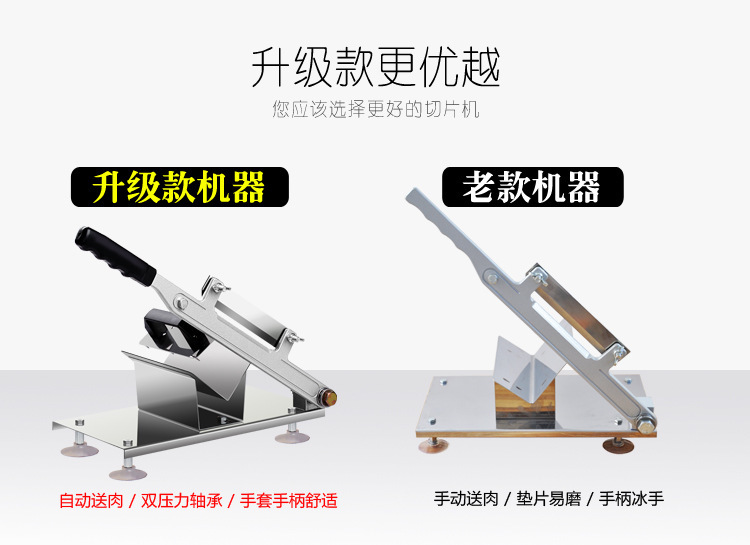 自動(dòng)送肉羊肉切片機(jī)手動(dòng)切肉機(jī)商用家用涮羊肉肥牛肉卷凍肉刨肉機(jī)