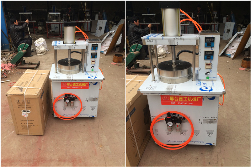 新品 280型烙餅機(jī)商用薄餅機(jī)氣壓烙餅機(jī)德工一次成型烙油餅設(shè)備