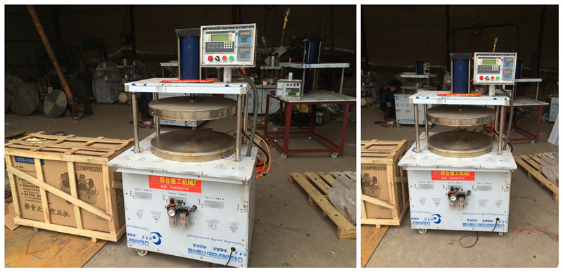 新品 280型烙餅機(jī)商用薄餅機(jī)氣壓烙餅機(jī)德工一次成型烙油餅設(shè)備