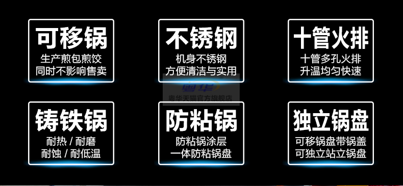 新品商用臺(tái)式煎包爐燃?xì)饧屣湙C(jī)不粘鍋烙餅機(jī)煎餅機(jī)煤氣烤餅爐包郵