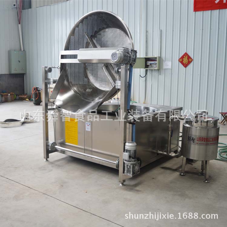 專業生產 豆干油炸機 顯示溫度油炸機 商用油炸機器