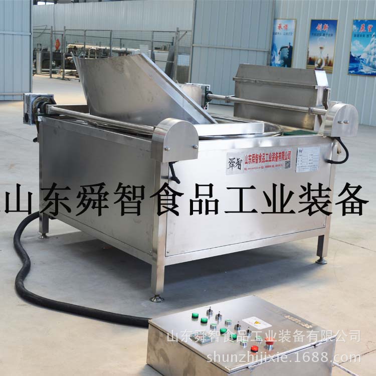 專業生產 豆干油炸機 顯示溫度油炸機 商用油炸機器
