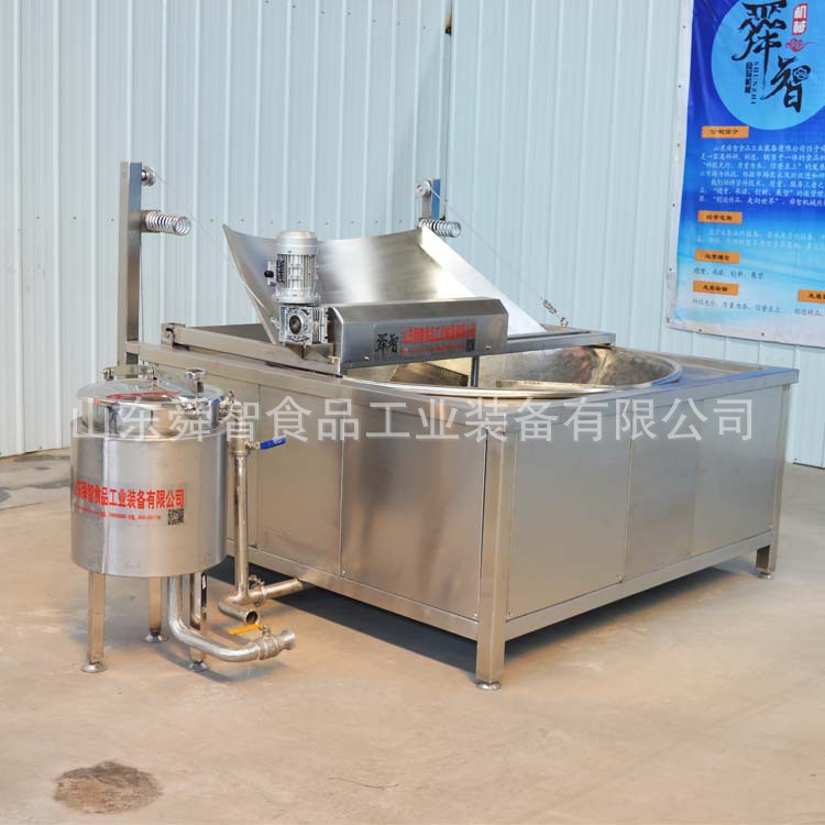 專業生產 豆干油炸機 顯示溫度油炸機 商用油炸機器