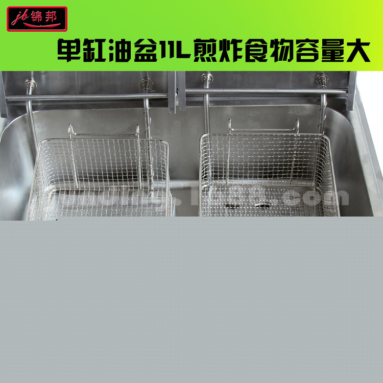 正品錦邦商用單缸電炸爐廠家直銷小吃創(chuàng)業(yè)設(shè)備83油條機(jī)電炸鍋