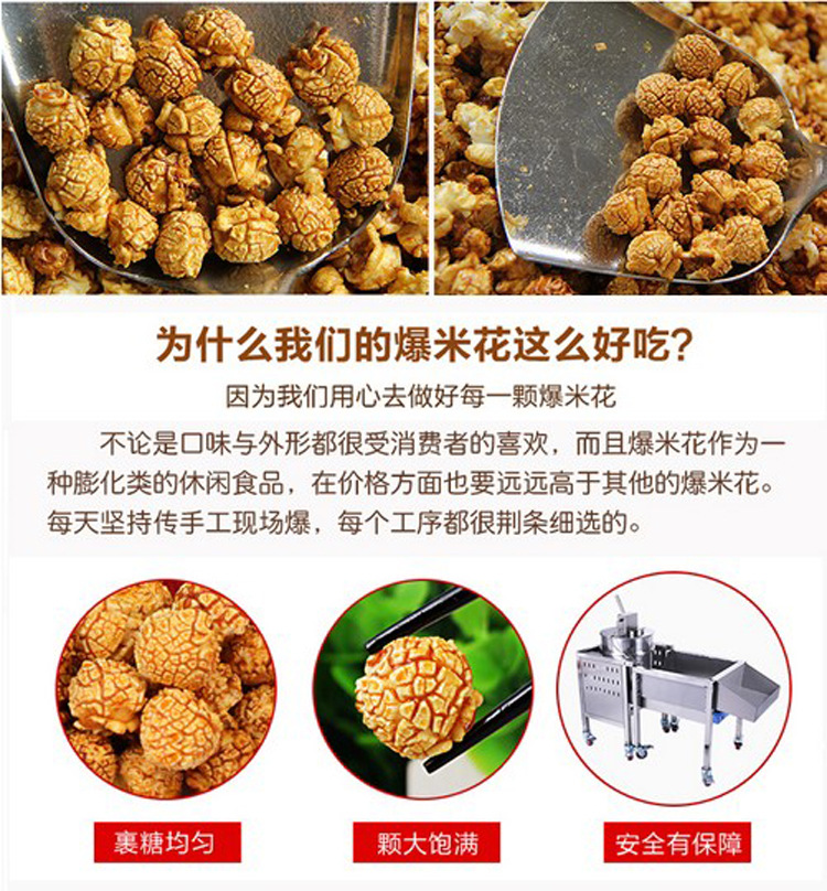 球形爆米花機(jī)商用小型爆谷機(jī)燃?xì)獗衩琢C(jī)全自動(dòng)爆米花機(jī)器設(shè)備