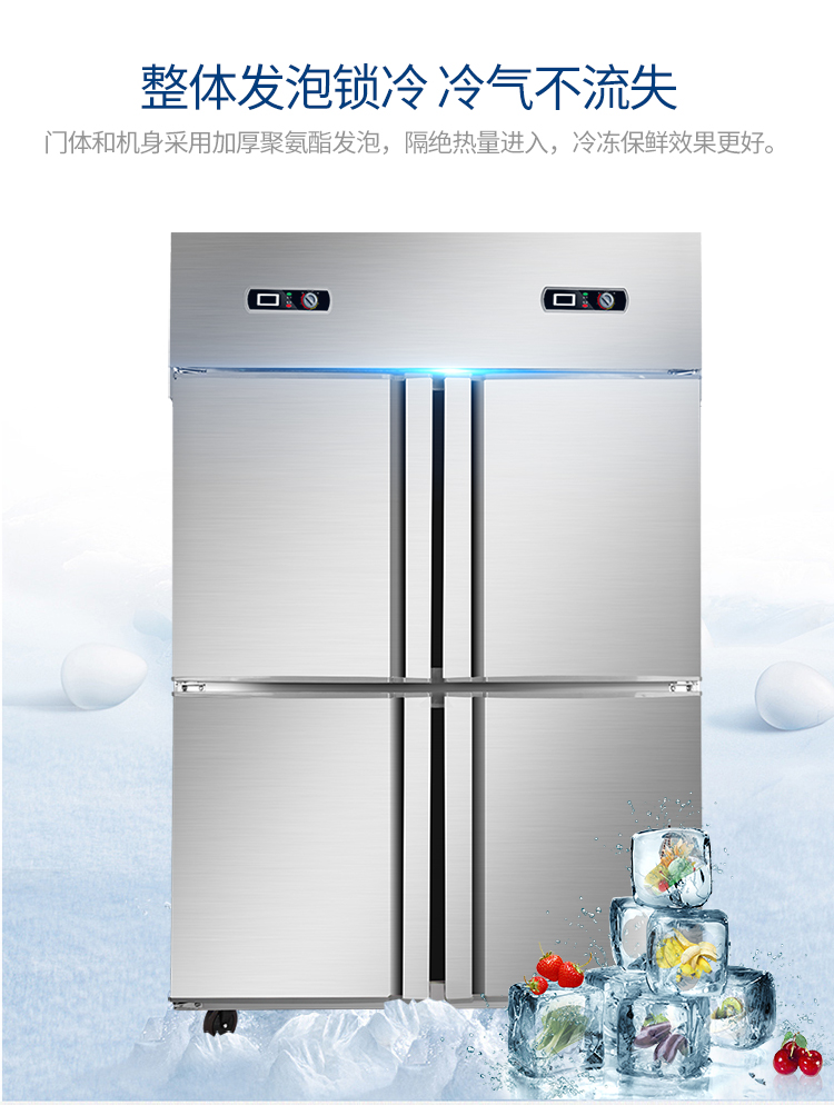 德瑪仕商用立式六門(mén)冰柜商用六門(mén)立式 展示柜 BCD-1300A 全冷凍