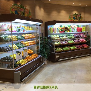 批發(fā)風幕柜保鮮超市大型蔬菜水果牛奶展示柜保鮮柜冷藏啤酒展示柜