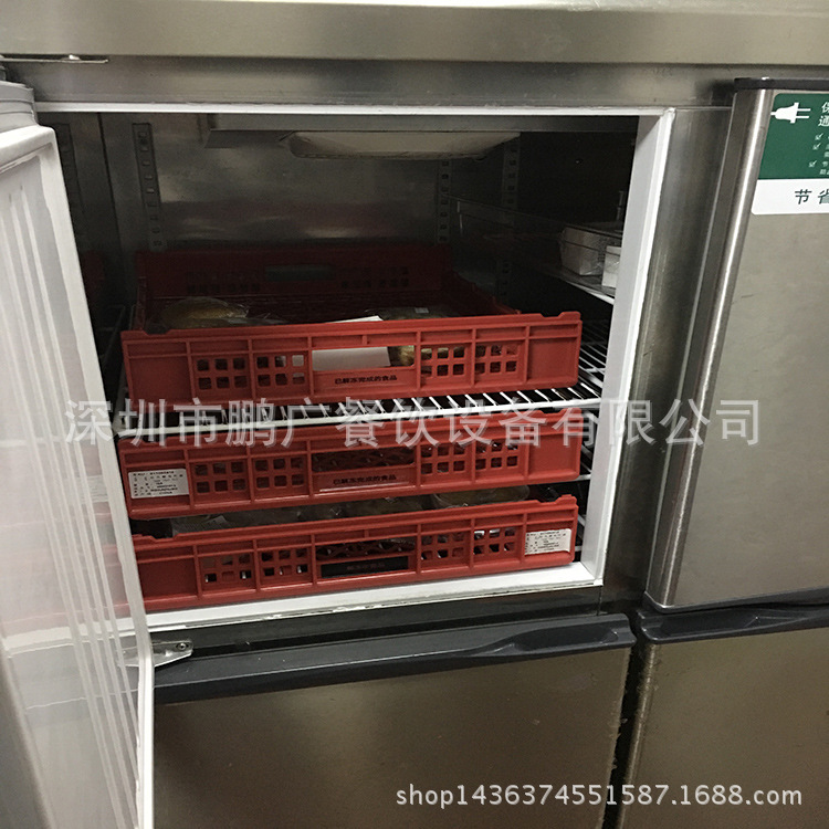 二手金城四門冰箱冷藏冷凍工作臺(tái)保鮮柜