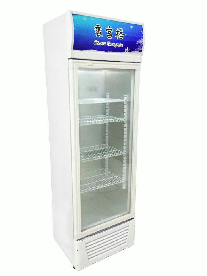 雪展示柜冷藏柜立式商用飲料冰箱啤酒飲品水果保鮮柜飲料柜單門(mén)