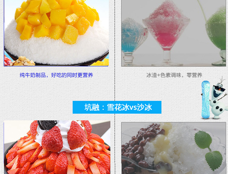 奇博士雪冰機(jī)韓國雪花冰機(jī)商用冷飲雪花制冰機(jī)牛奶雪花綿綿冰機(jī)