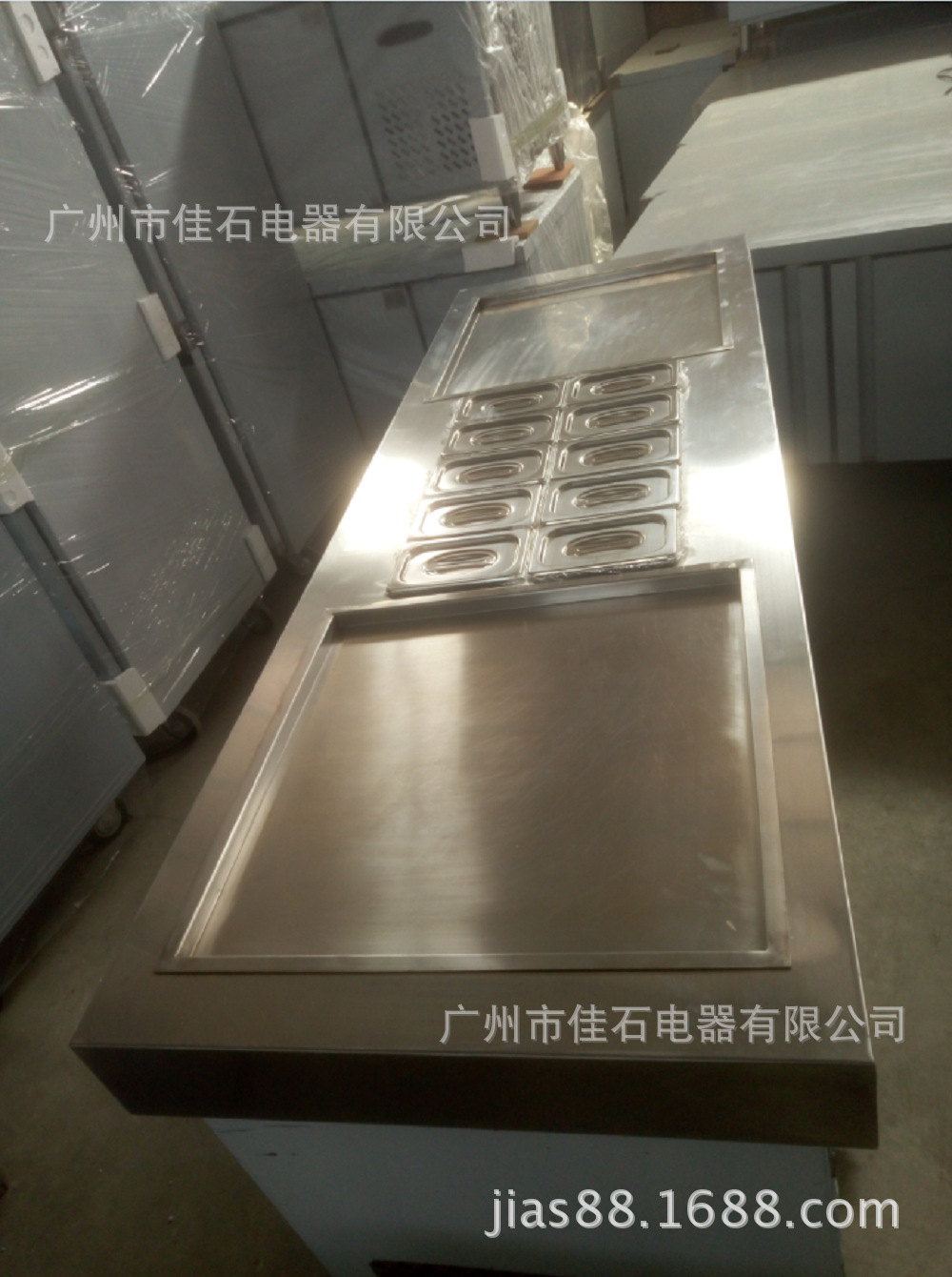 炒冰機(jī)廠家 商用雙方鍋 炒冰淇淋卷機(jī) Fried ice-cream machine