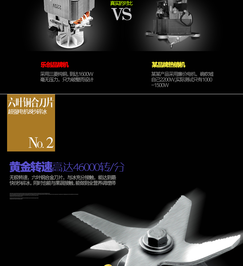 樂創(chuàng)商用沙冰機奶茶店冰沙刨冰碎冰攪拌榨汁機家用現(xiàn)磨五谷豆?jié){機