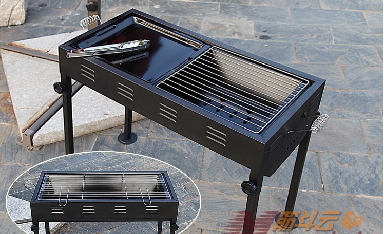 廠家直銷(xiāo)商用日式燒烤爐戶外折疊燒烤架BBQ燒烤盤(pán)電烤盤(pán)