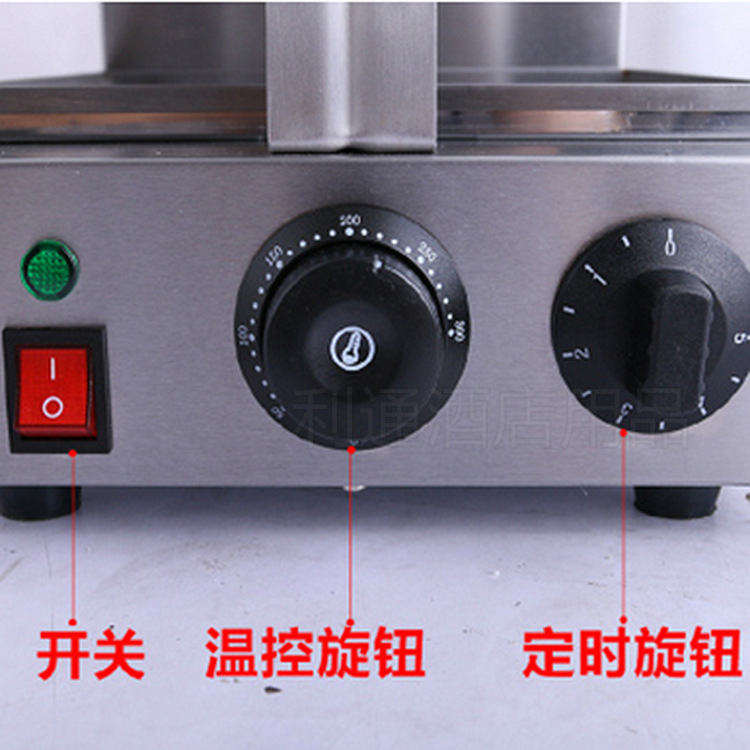 加厚商用電子版 商用旋轉(zhuǎn)式華夫爐 漫咖啡連鎖專用 松餅機