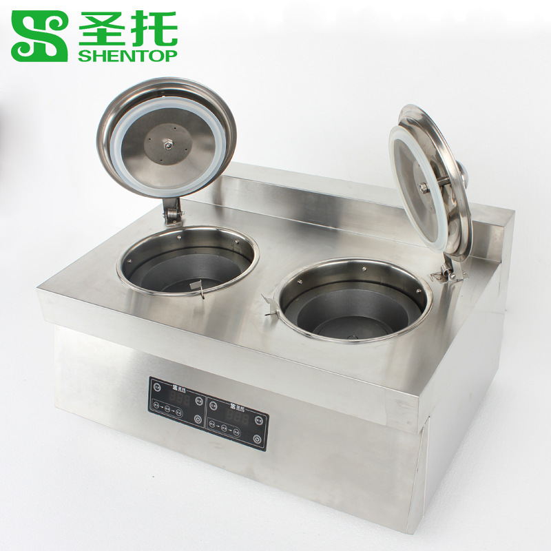 圣托2頭煲仔飯機(jī)全自動(dòng)智能電飯煲數(shù)碼多功能鍋家商用電煲仔爐F02