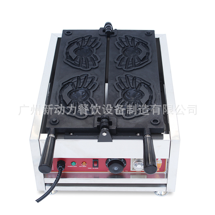 商用螃蟹華夫機(jī)/電電熱華夫螃蟹餅制造設(shè)備/新動(dòng)力廠家直銷華夫爐