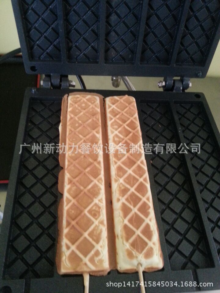 商用燃?xì)庑D(zhuǎn)五片方華夫機(jī)/商用旋轉(zhuǎn)松餅機(jī)/格子機(jī) 長(zhǎng)條格子