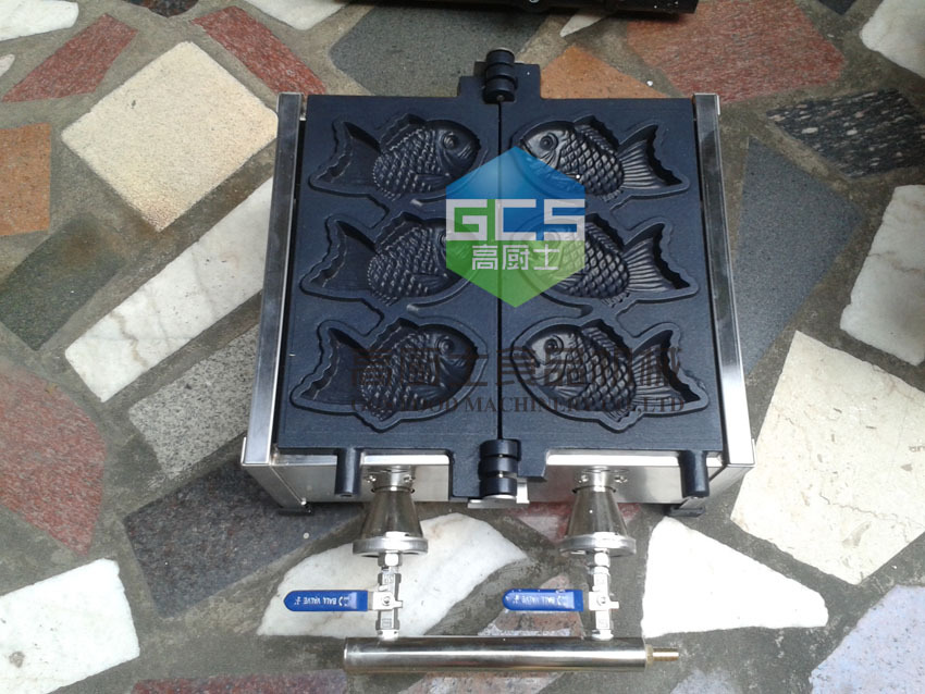 220V/110V 商用燃?xì)?條鯛魚(yú)餅機(jī) 魚(yú)餅華夫機(jī) 烤魚(yú)餅機(jī)器