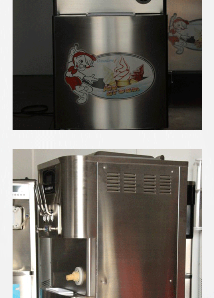 廠家直銷 BQL-7356商用不銹鋼冰淇淋機(jī) 冰淇淋機(jī)器 軟質(zhì)冰淇淋