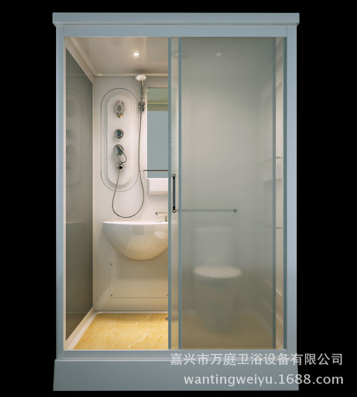 WT1114集成衛(wèi)生間賓館酒店整體淋浴房公寓一體式衛(wèi)浴廠家直銷