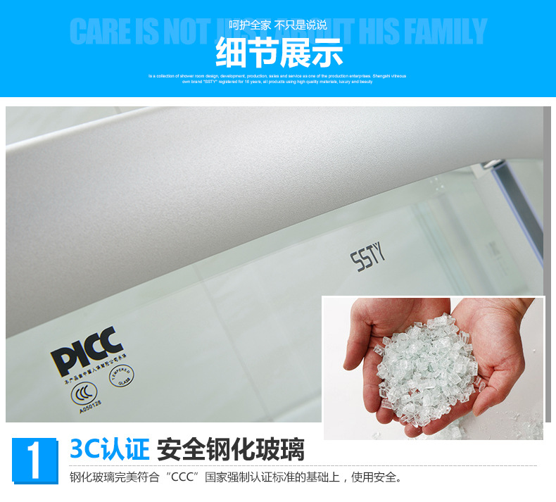 廠家直銷 酒店工程批發(fā)簡易整體淋浴房 鋁合金屏風(fēng)淋浴房