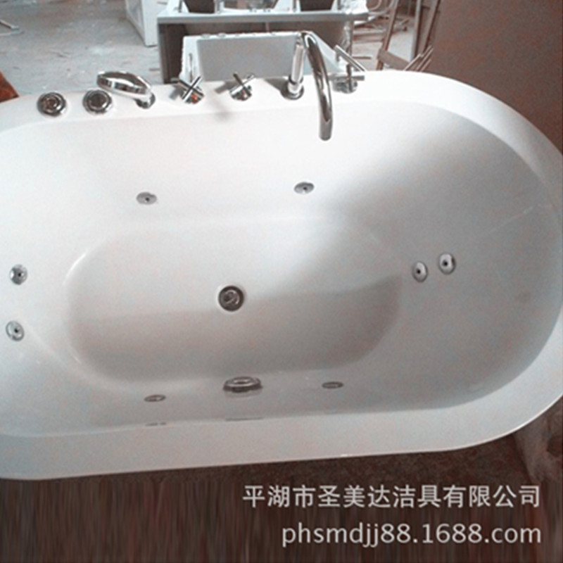 廠家直銷批發(fā)價(jià)亞克力按摩沖浪浴缸獨(dú)立式內(nèi)嵌式浴盆酒店工程浴缸