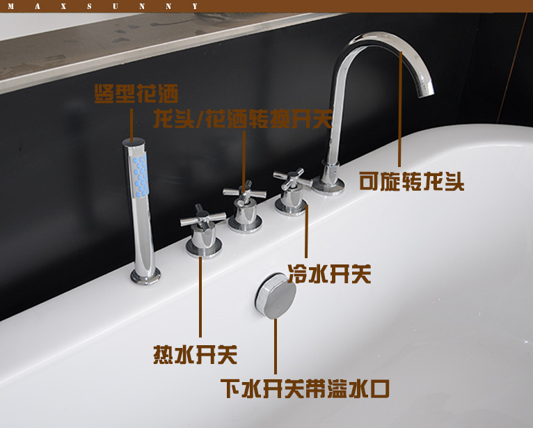 廠家衛(wèi)浴 歐式獨立式無縫一體成人家用酒店貴妃浴缸 工程浴盆批發(fā)