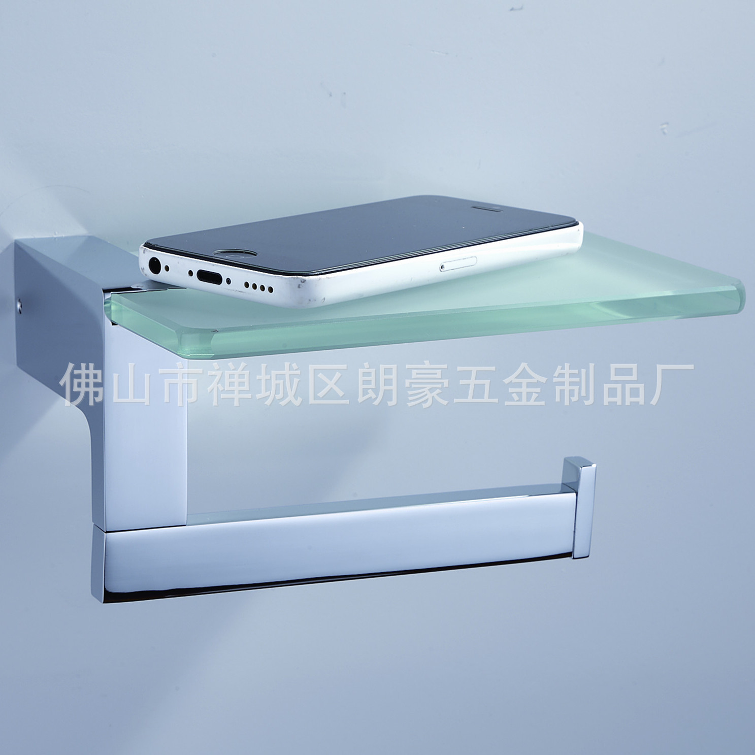 供應(yīng)玻璃紙巾架鉻色廁紙架防銹時尚專業(yè)生產(chǎn)浴室配件廠家直銷
