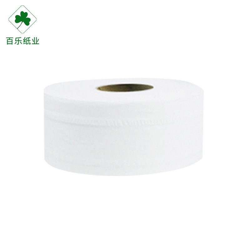 廠家直銷(xiāo)大盤(pán)紙珍寶紙650g 原生竹漿生活用紙 商務(wù)大卷廁紙筒紙