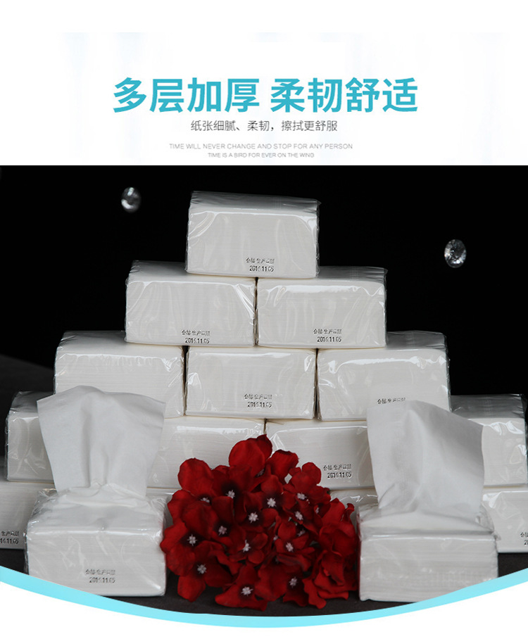 廠家直銷餐巾紙 抽取式酒店散裝15斤小白包KTV會(huì)所抽取式擦手紙