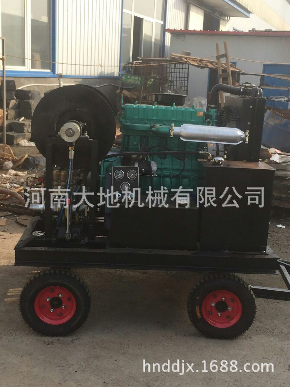 供應(yīng)柴油/汽油驅(qū)動管道高壓清洗機管道疏通機 下水道清洗機