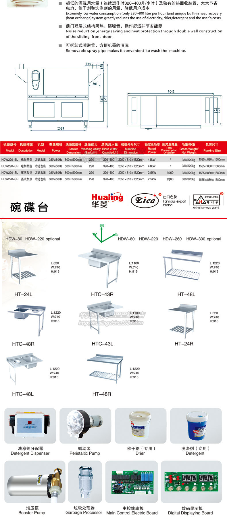 供應(yīng)華菱HDW-300商用籃傳式洗碗機(jī)商用消毒全國聯(lián)保 300籃/小時(shí)