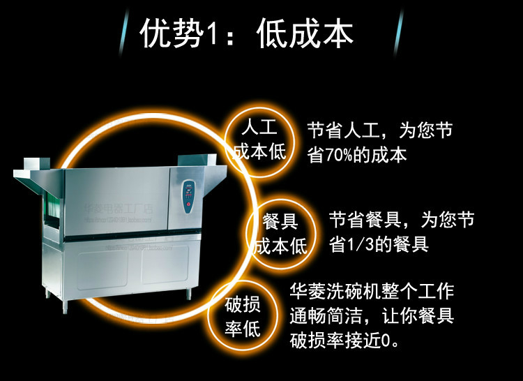 華菱通道式洗碗機(jī) 商用全自動消毒清洗全國聯(lián)保 [廠家上門安裝]